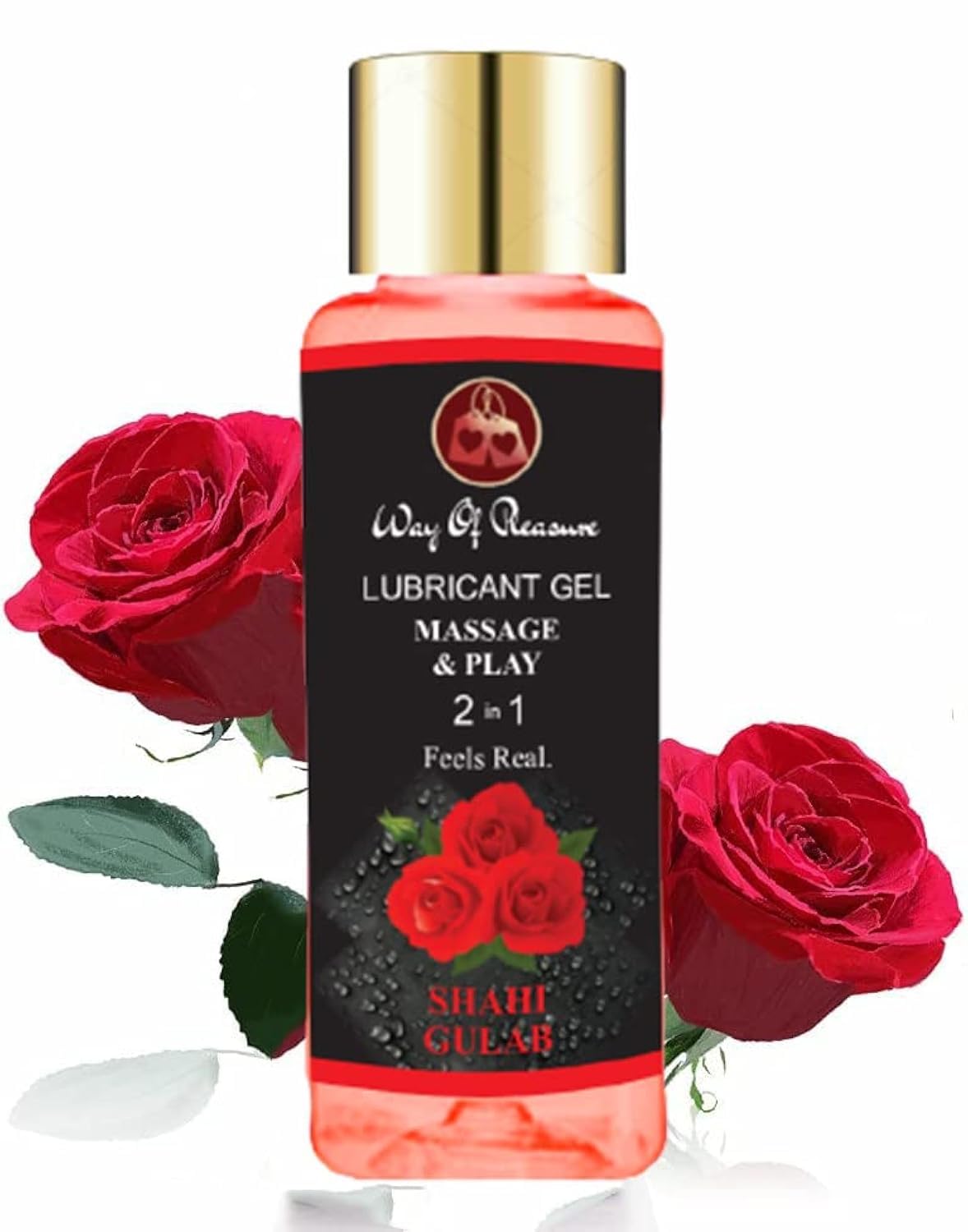 Way Of Pleasure Lubricant Massage & Play 2 in 1 Rose Flavour 50ml For Men & Women Way Of Pleasure Lubricant Massage & Play 2 in 1 Rose Flavour 50ml For Men & Women