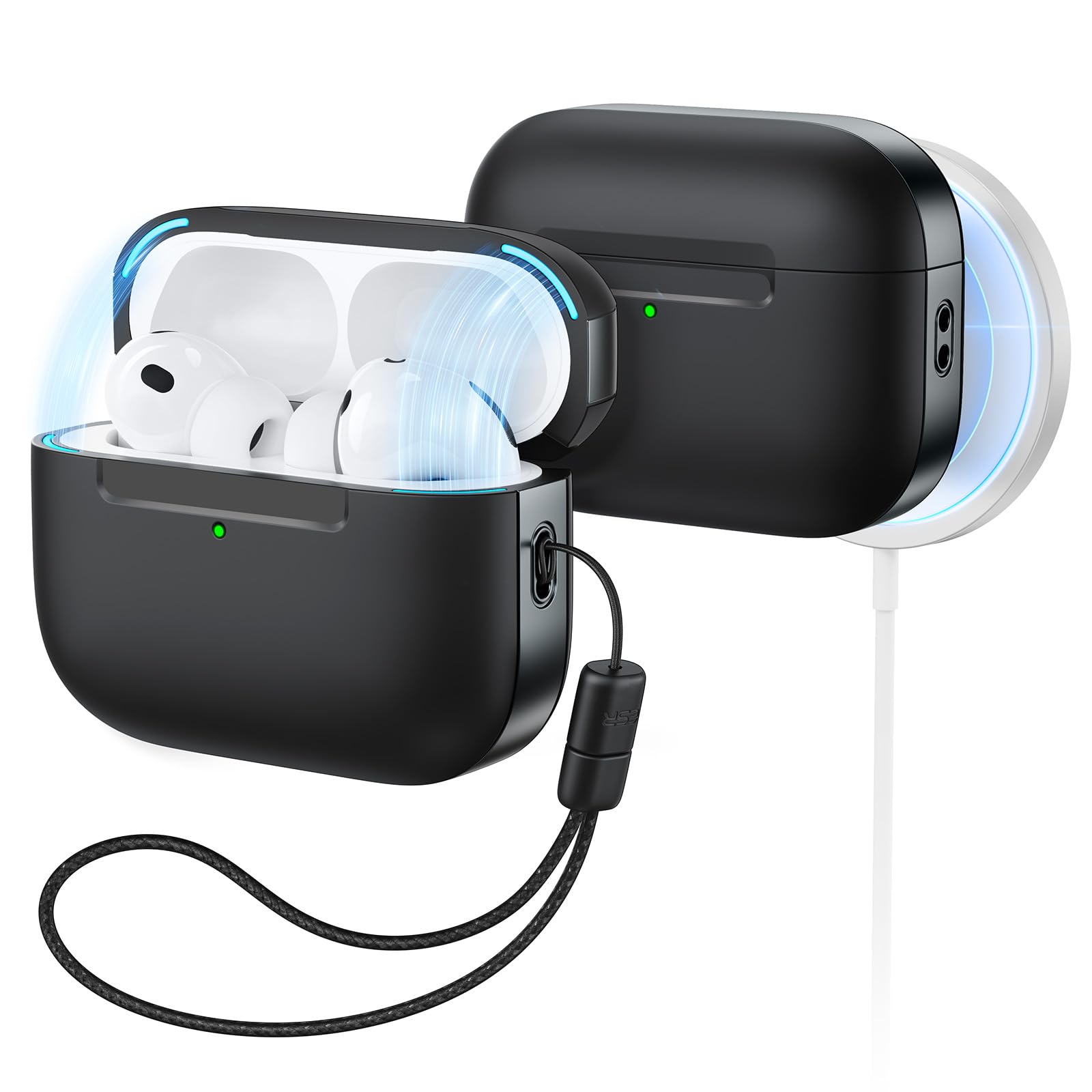 Amazon | ESR AirPods Pro3 ケース 2025 マグネット蓋 MagSafe対応