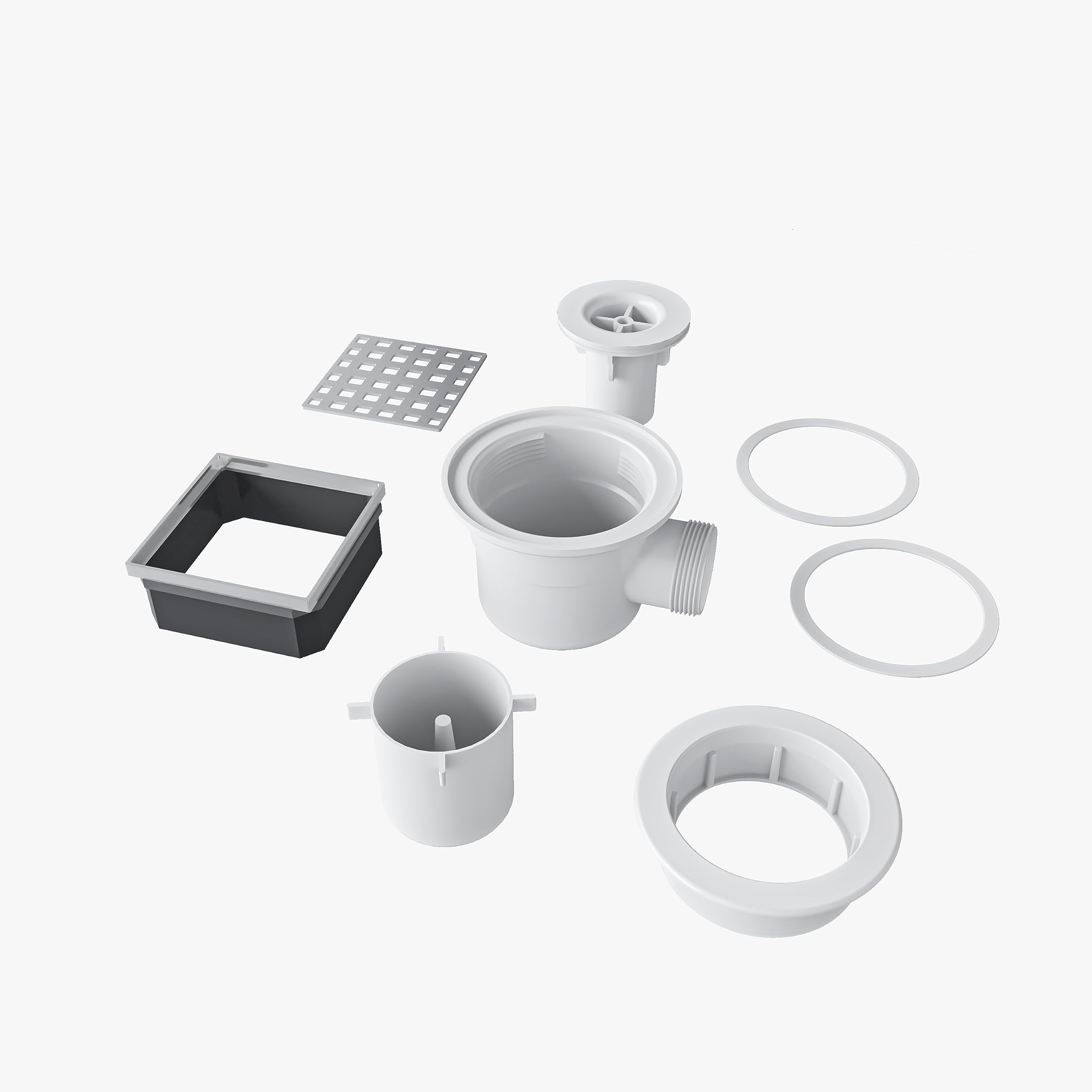 Receveur de douche recoupable sur mesure - 160 x 80cm - Ép.40mm - receveur de douche à carreler avec kit étanchéité
