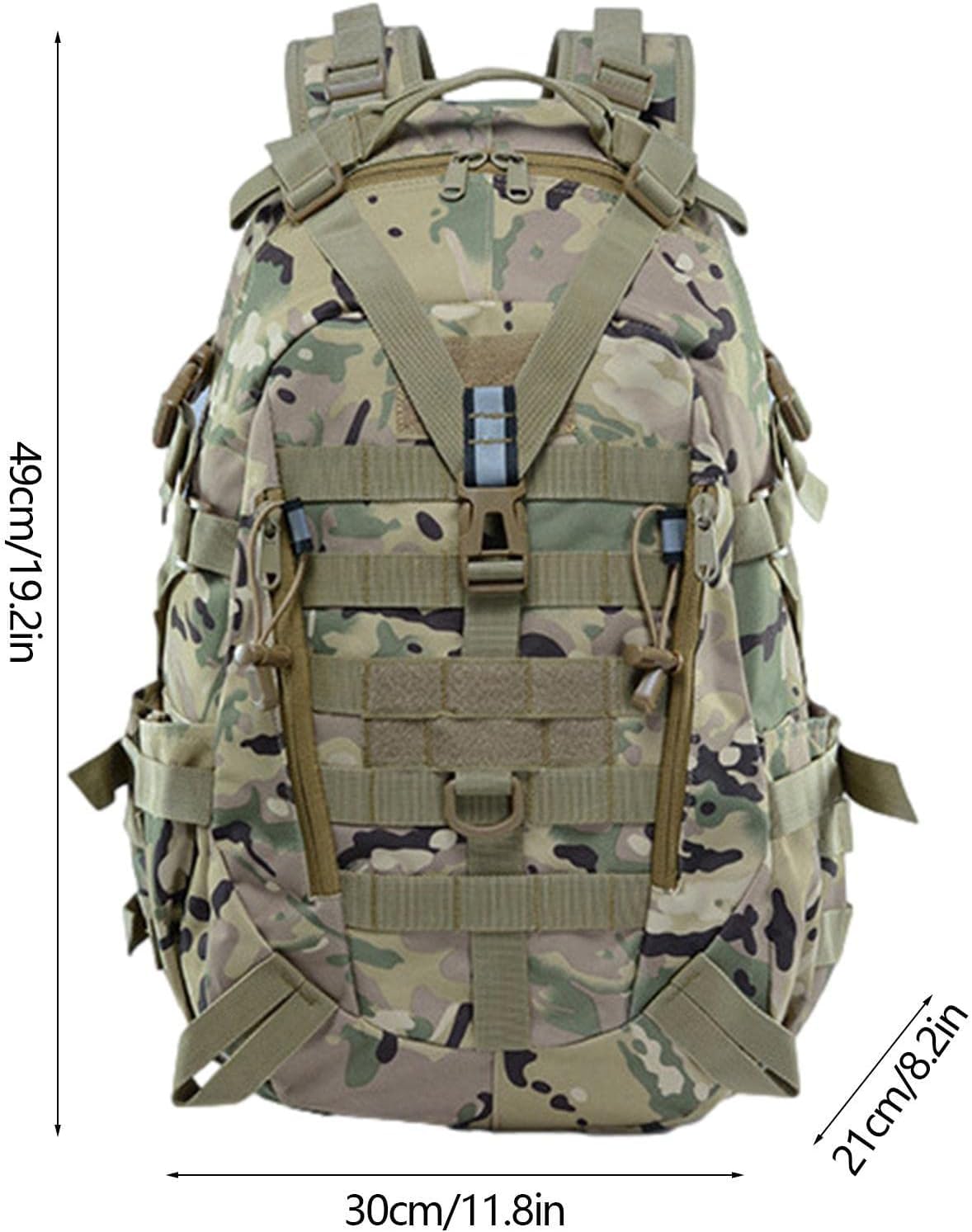 Amazon.co.jp: ラッキング バックパック - 35L ラージ アーミー 3 デイ