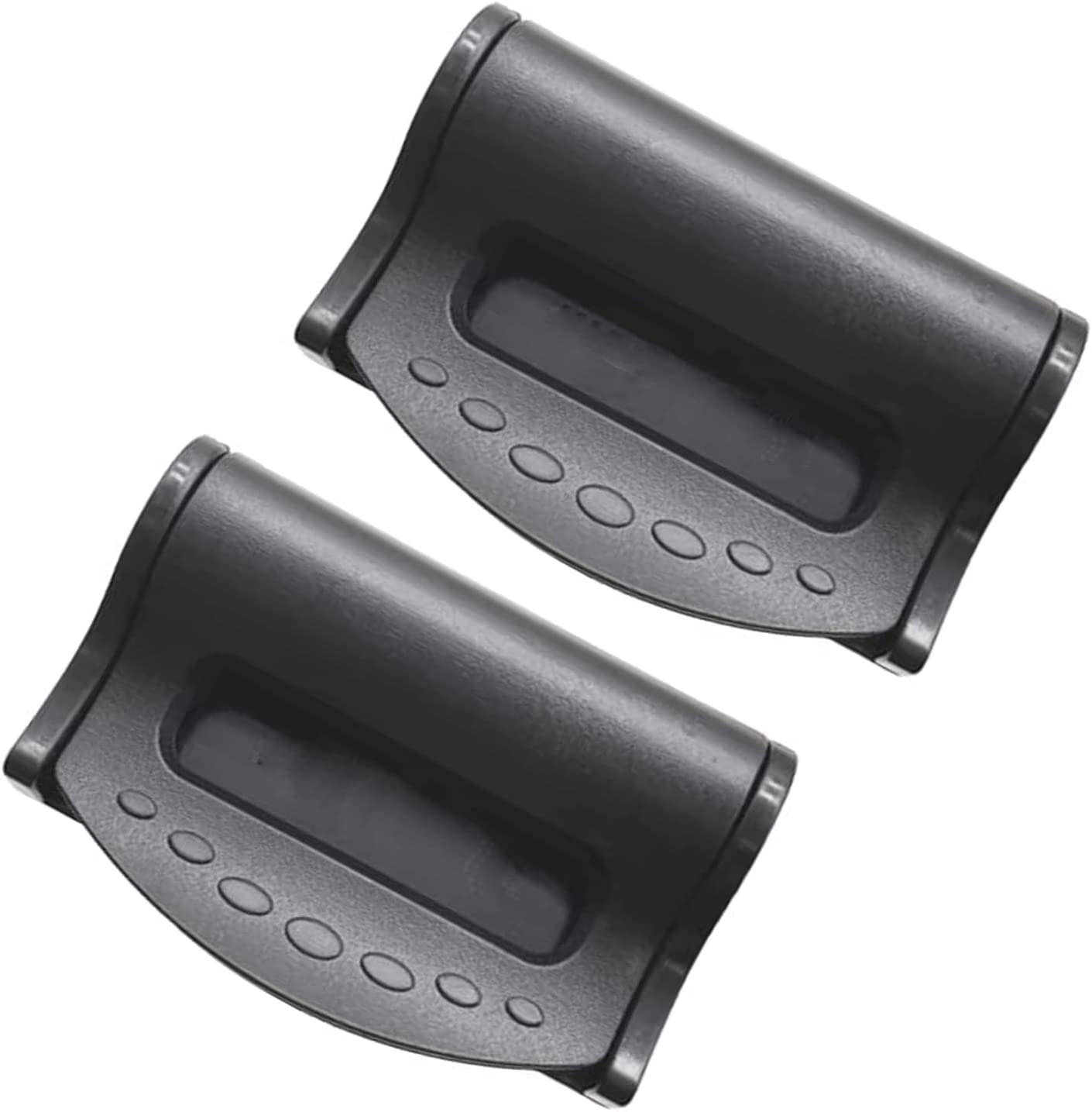 SYOSI Car Seat Belt Clip, 4 Pack Seatbelt Adjuster for Adults, Comfort Universal Auto Shoulder Neck Strap Positioner (Black)