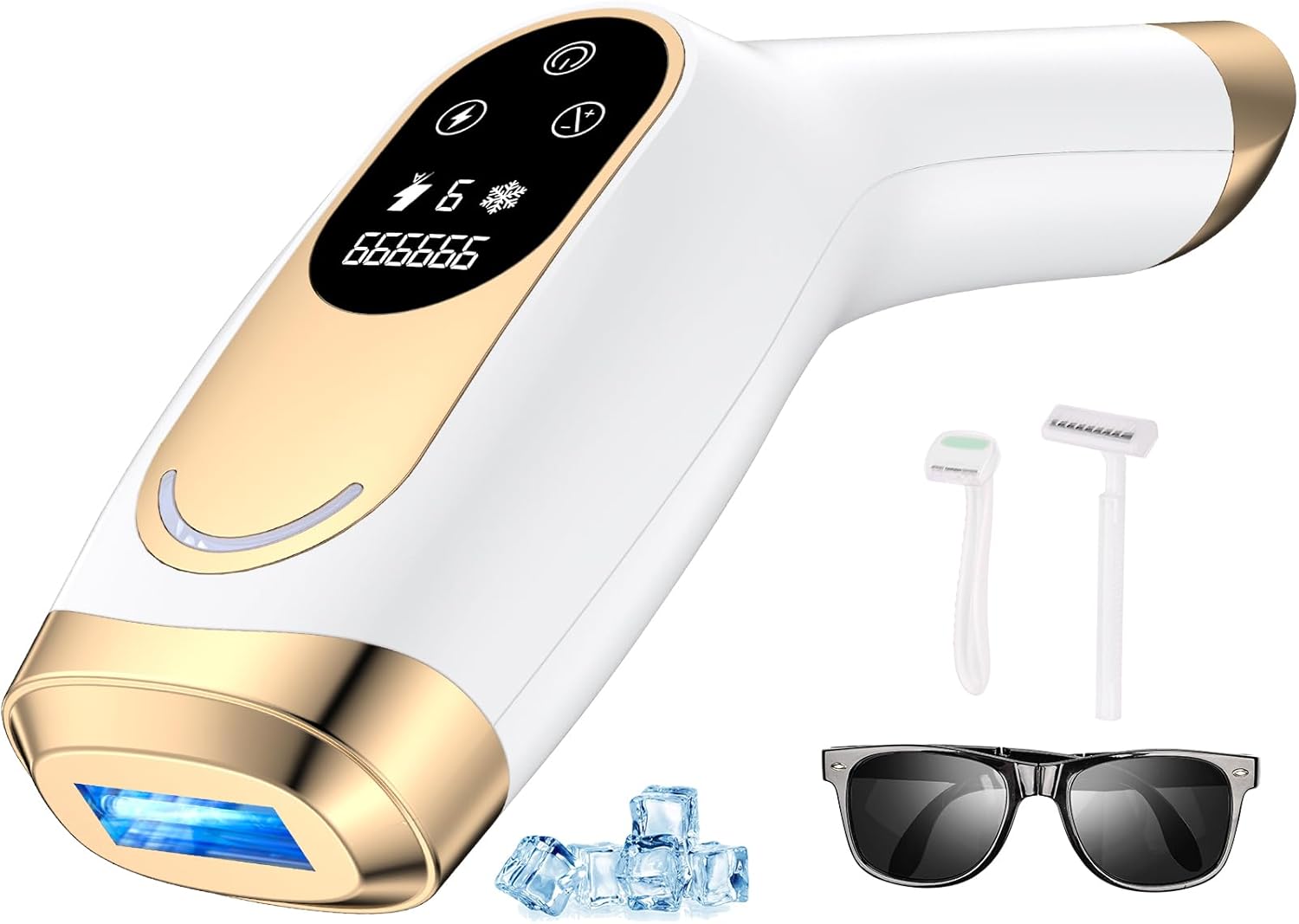 IPL Devices Hair Removal Laser with Cooling Function – 9 Energy Levels, Painless Hair Removal Device for Women/Men/Armpits/Legs/Bikini/Body