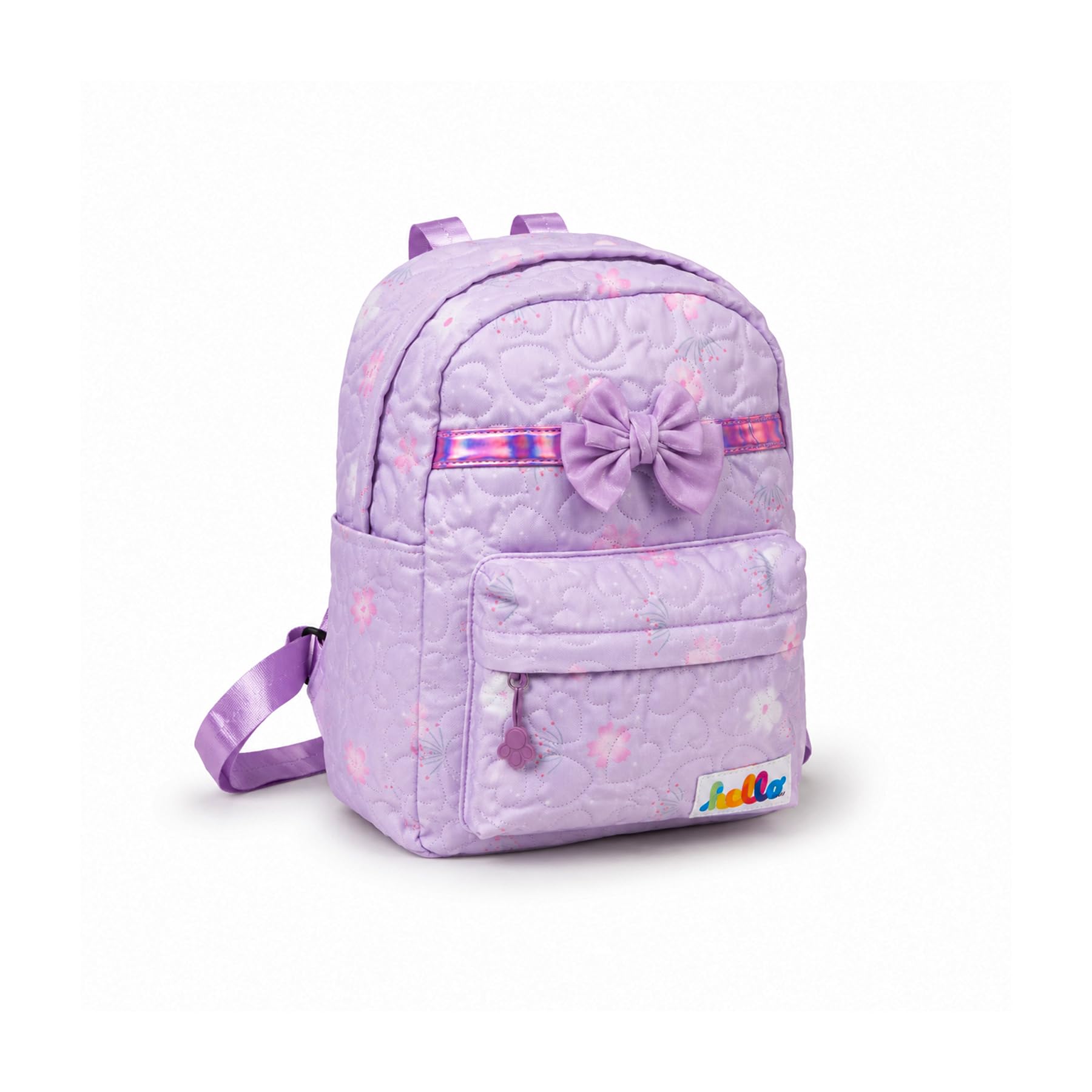 Bag for Pre-Schoolers, Waterproof Mini Backpack for Kids, Stylish Ribbon Backpack for Kids, Lightweight Small Size Bag for Play School Kid's, Picnic Bag, Travel Bag, (Pack of 1, Light Purple)-image-38