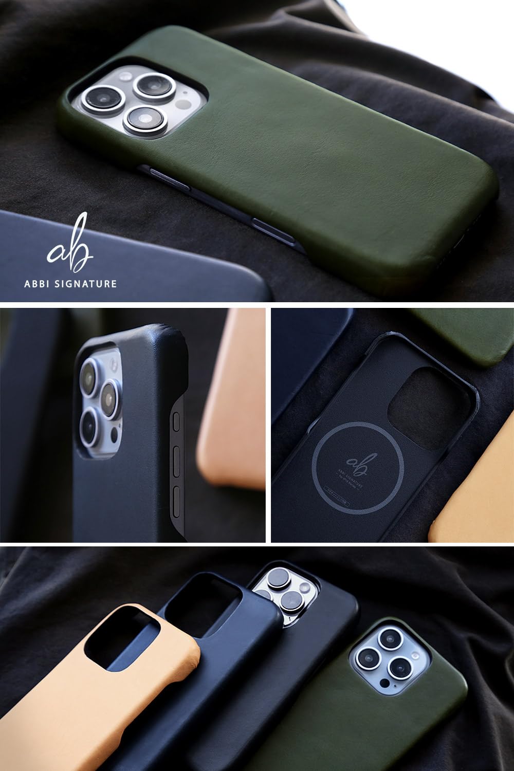 Amazon.co.jp: ABBI SIGNATURE iPhone 16 Pro ケース 日本製