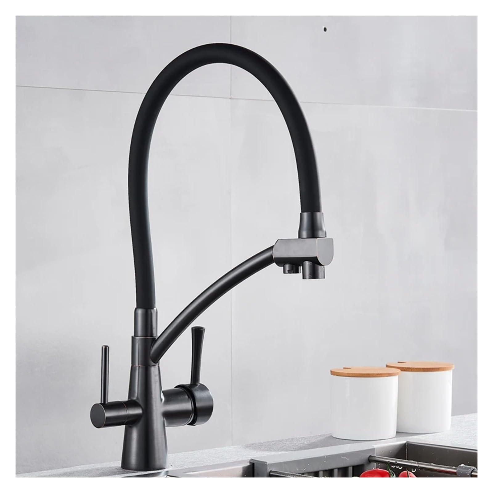 Rubinetto Bagno Digitale Intelligente - Con Display LED, Miscelatore Acqua Calda/Fredda, Nero/Grigio - Foto 11