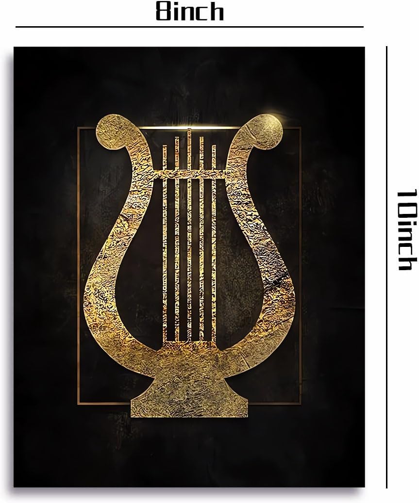 Amazon.com: Vintage Music Symbolic Art Print Music Wall Decor