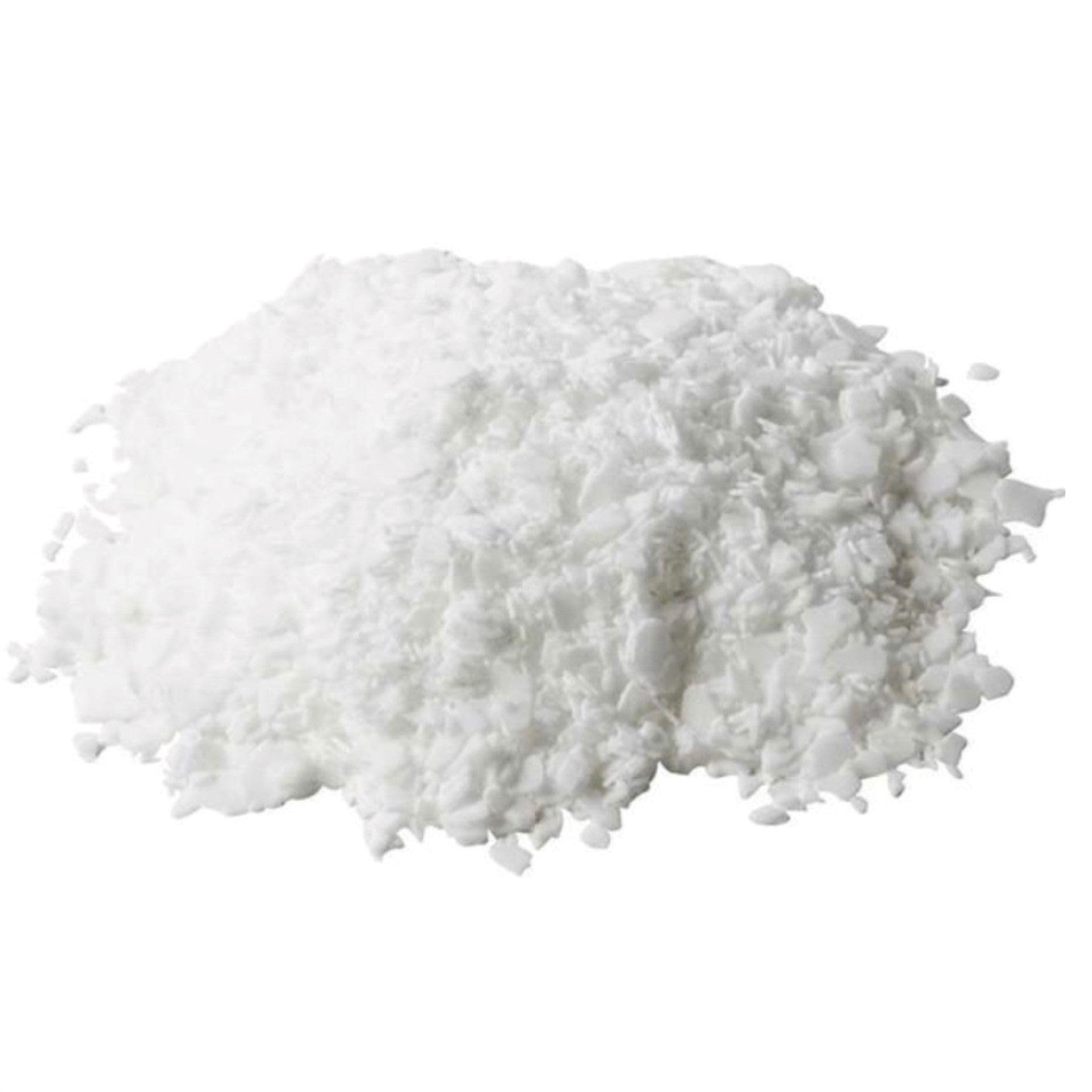 Stearic Acid 4 oz. White Flakes Triple Pressed NF/USP Food Grade A Natural, Vegetable-Based Fat Used for Formulation Stability in Cosmetics, Candles, and Soap | No additives.