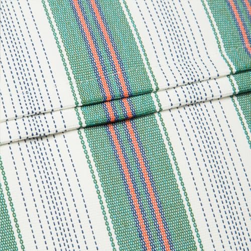 XINDAOYUAN Pack of 2 Outdoor Waterproof Pillow Covers 18x18 Coastal Hampton Style Decorative Outdoor Throw Pillows Garden Square Cases for Patio Furniture, Couch, Bench, Green and White Striped - Image 8