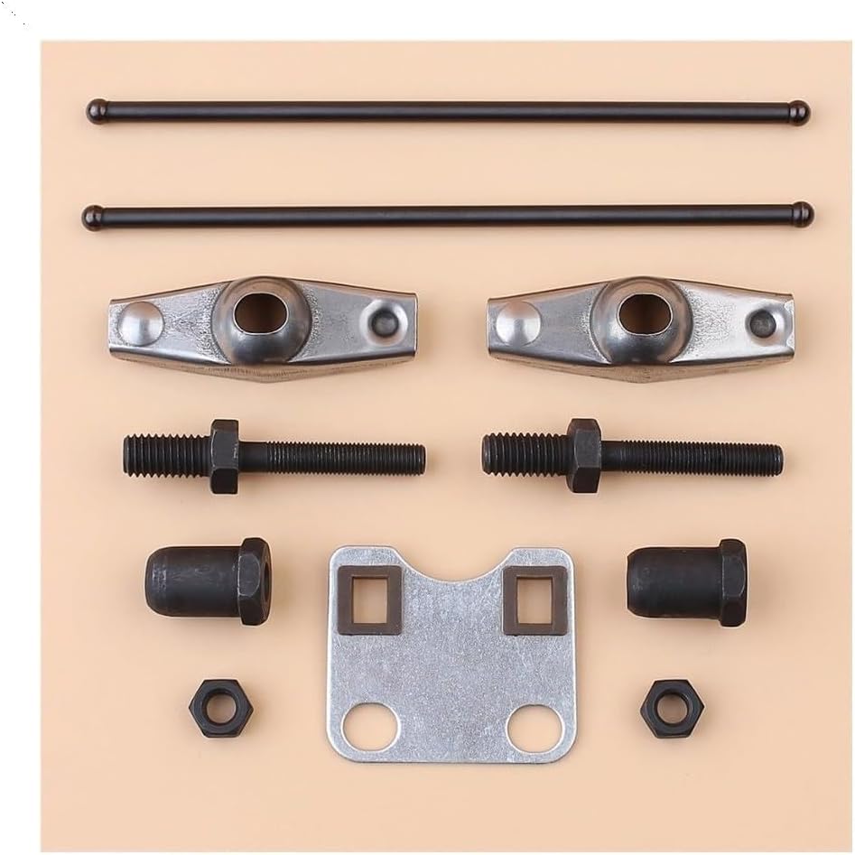 Rocker Arm Stud Push Rod Guide Plate Set Fit for GX160 GX200 Chinese 168F 5.5HP 6.5HP Engine Motor Generator