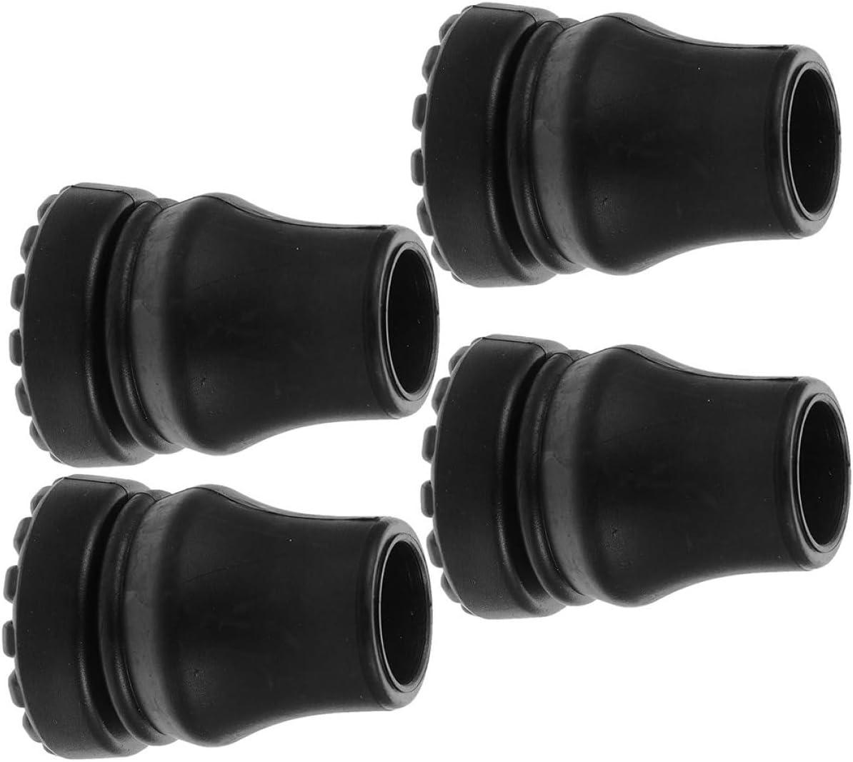 Mipcase Anti-Slip Crutch Foot Pads Walking Stick Replacement Cane Tips Cane Plastic Tips Replacement Crutch Foot