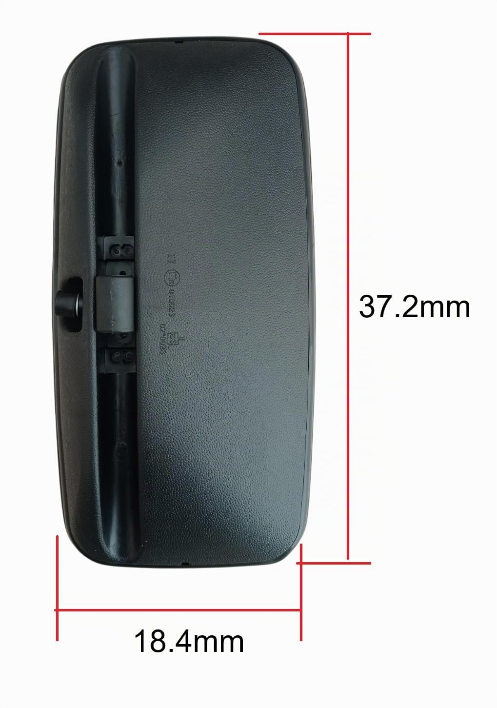 2 x specchi retrovisori esterni universali 37,2 cm x 18,4 cm per furgoni, camion, auto, trattore, escavatore, utilizzabili a sinistra o a destra