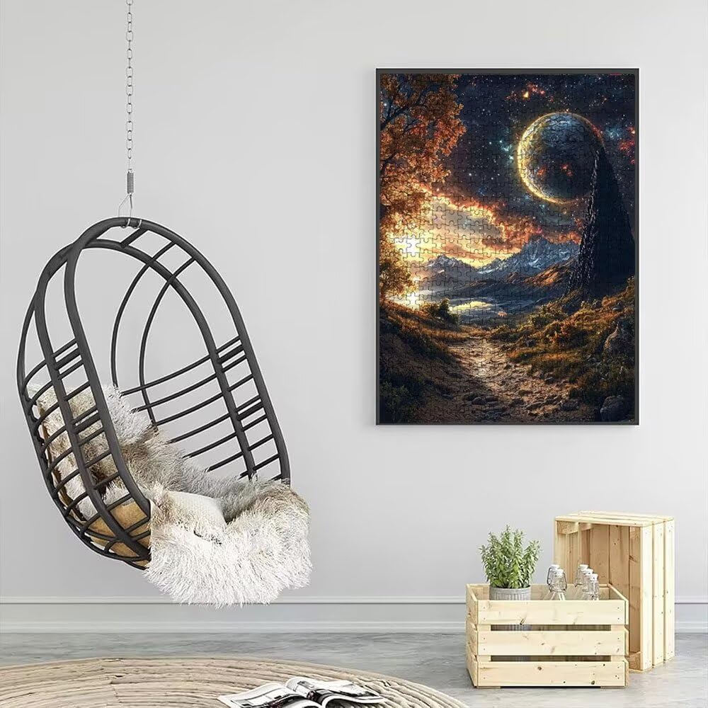 Puzzle 3000 Pezzi, Pianeta Tramonto 3D Puzzle per Adulti Impegnativo, Educa Puzzles Artistico, Divertente E Stimolante Puzzles Decorativo per La Famiglia, Regalo e Decorazione Pareti DX0YL6-959