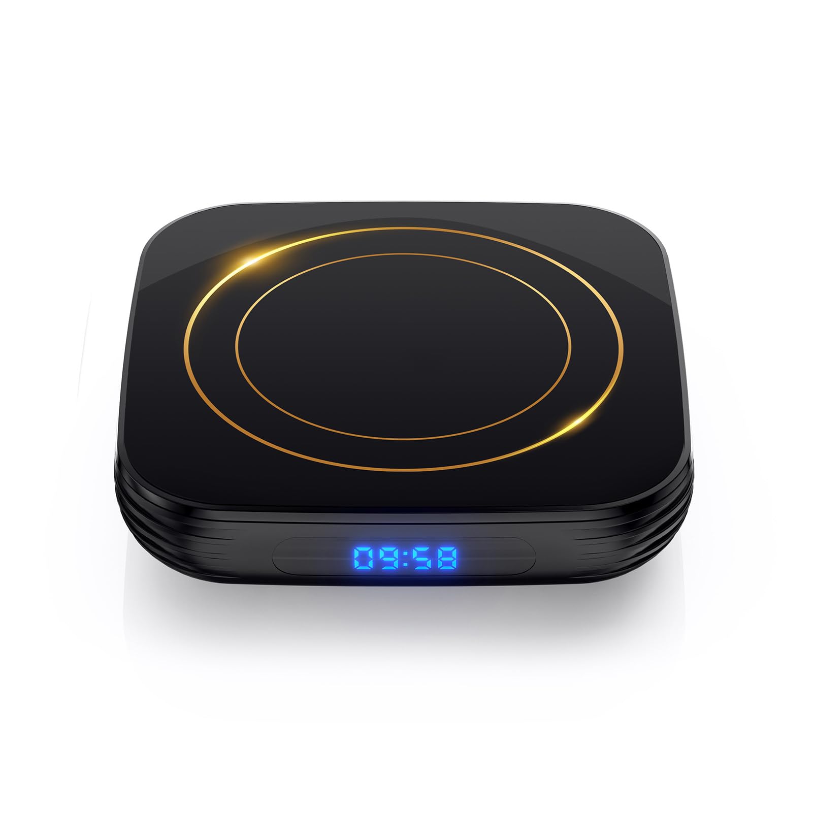 Domary TV Box 8K Ultra HD, Lettore Multimediale in Streaming WiFi Dual | Quad-core Cortex A53, GPU Mali G31, Decodifica H.265/VP9, Doppia Banda 2.4G/5G, Ethernet 100M, Uscita 4K/8K