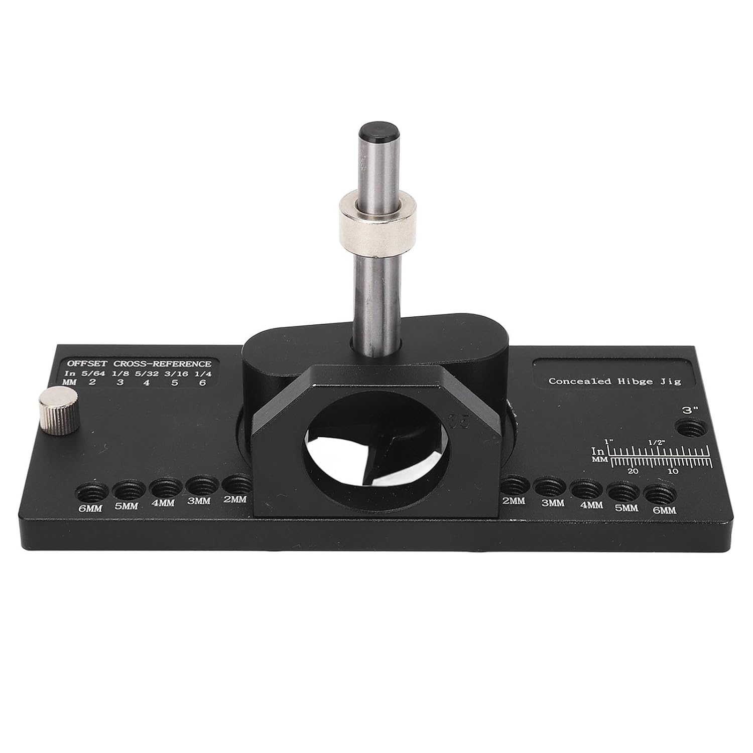 Accurate Locking Cabinet Hinge Jig, Door Hinge Jig, Kuuleyn Concealed Hinge Jig Kit 35mm Woodworking Metal Hole Drilling Mounting Tool for Cabinet Doors