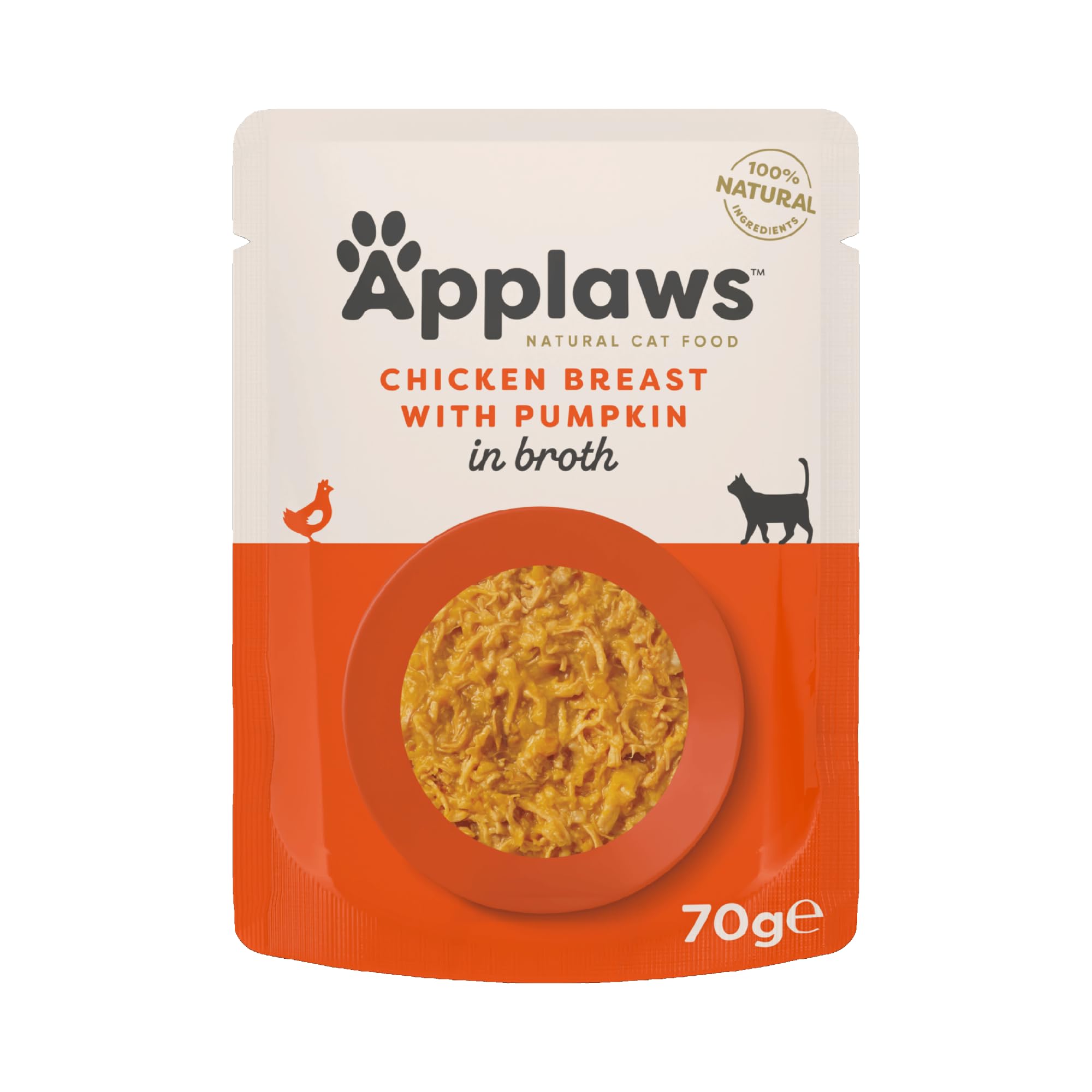 Applaws Cat Chicken Pumpkin Envelope 70 g x 12 Pieces