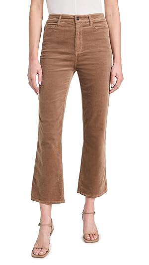 LA PEAU DE GEM cutwork corduroy pants 36 LA PEAU DE GEM cutwork