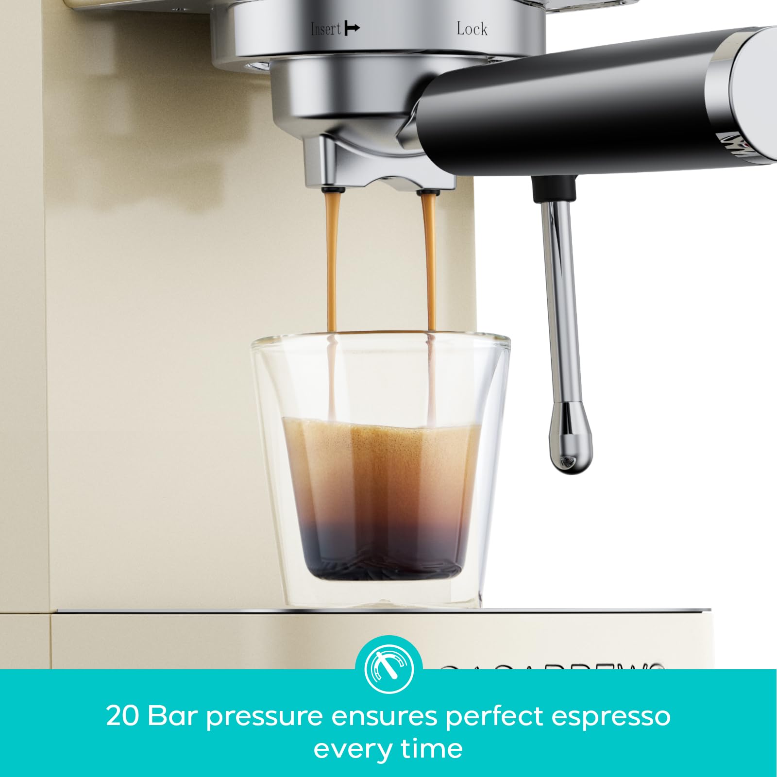 CASABREWS Espresso Machine - Make Barista Drinks at Home -3 CASABREWS Espresso Machine - Make Barista Drinks at Home -3