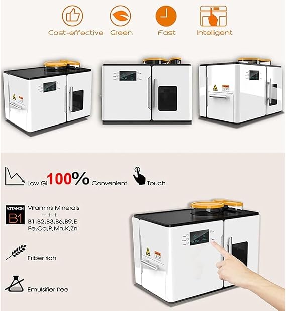 Fully Automatic Roti Maker, roti maker machine, Robotic Roti Tortilla Maker, One Key To Make 20 Pcs/One Time for India Roti, Chapati, Flour Tortilla, Corncakes,Tawa, Dosa