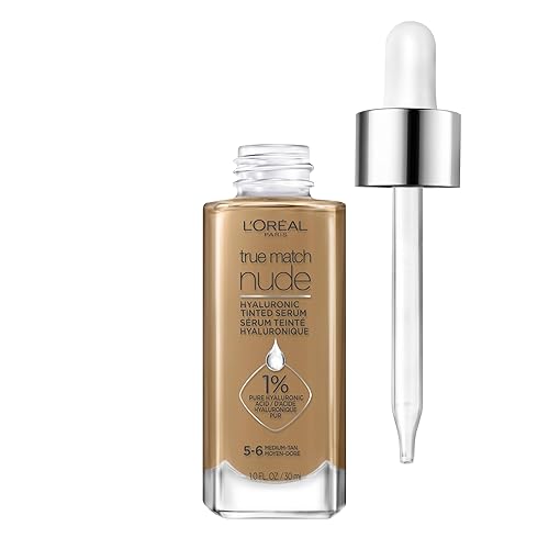 L'Oreal Paris, True Match Nude Hyaluronic Teñido Serum - El primer suero tintado con 1% de ácido hialurónico. La piel al instante se ve más