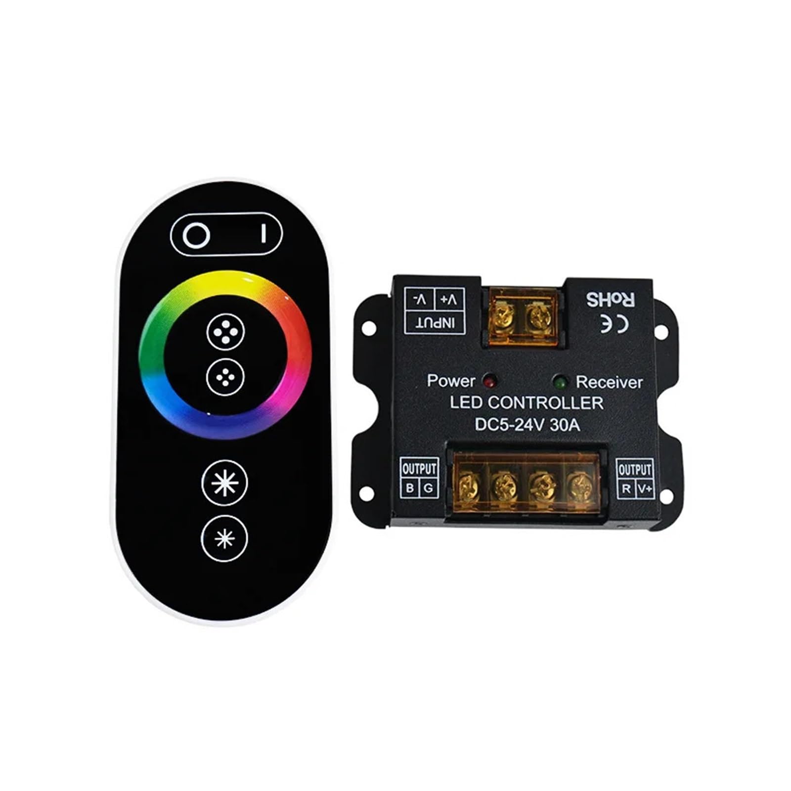 Control remoto táctil y controlador LED DC12V-24V para iluminar tu salón o dormitorio