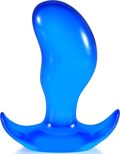 Miniatura 13 de Tapones anales de mango azul, 6 pulgadas, masaje de próstata de cristal, juguetes sexuales para mujeres y hombres