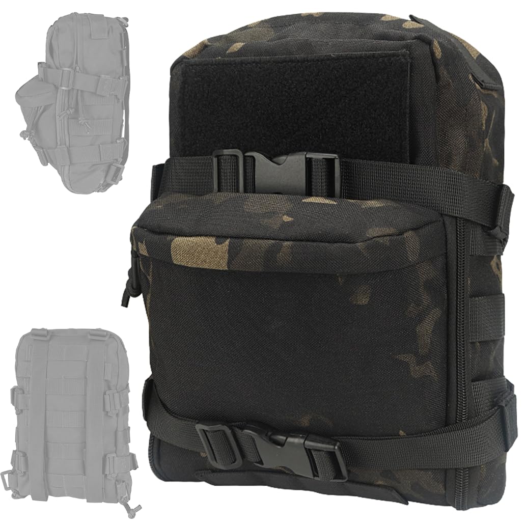Fotrsta Gilet Tattico Molle Idratazione Zaino, 3L Tattico Molle