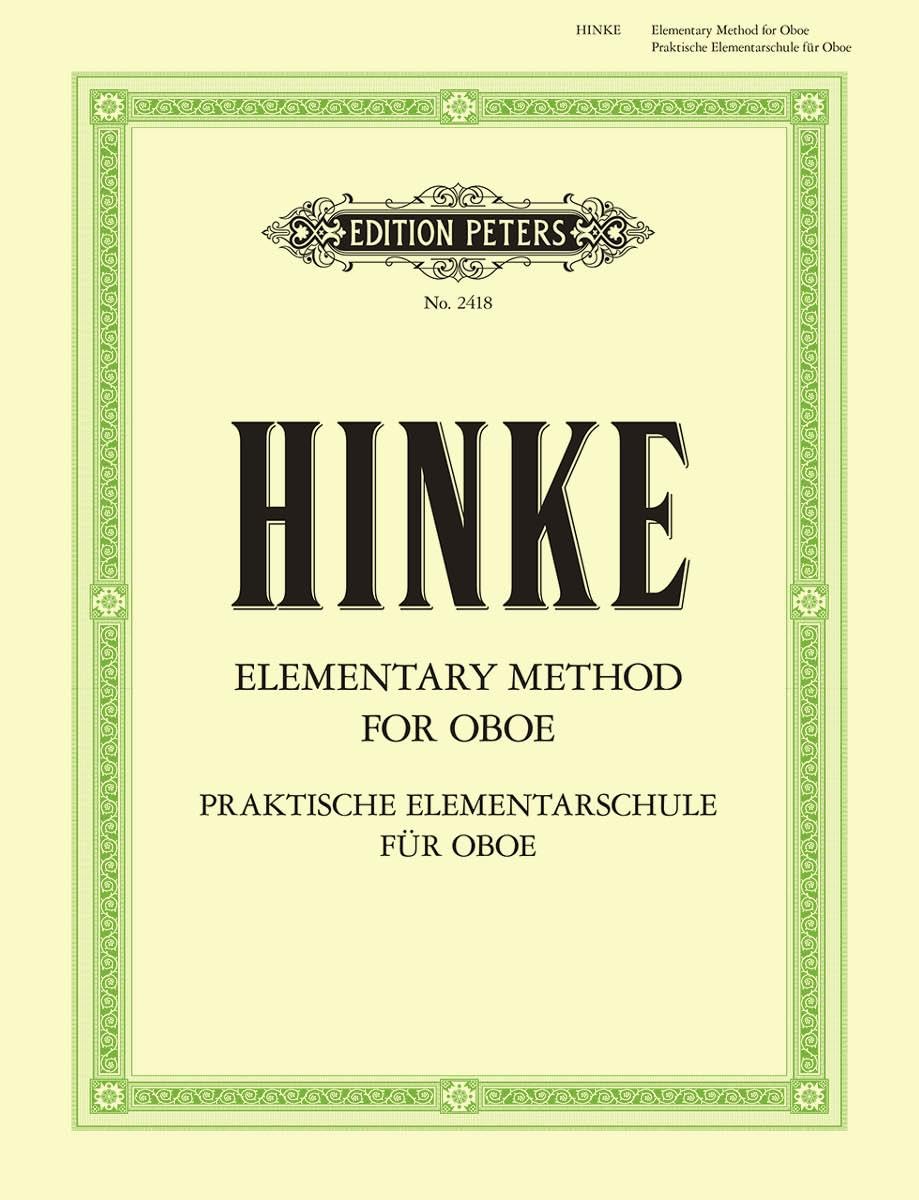 Praktische Elementarschule fur Oboe / Elementary Method for Oboe