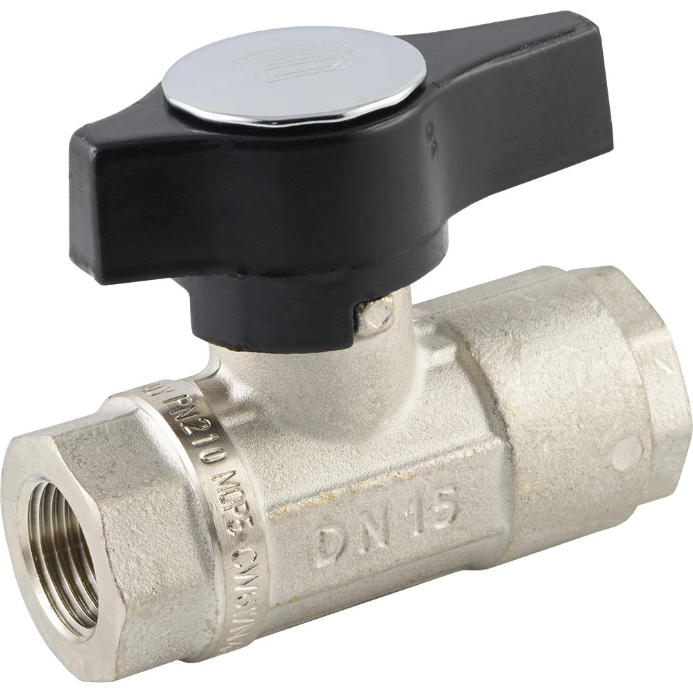 Fittingteile - Hochdruck-Kugelhahn bis 210 bar Wasser Hydrauliköl Druckluft Ventile (Gewindegröße: G 3/8")