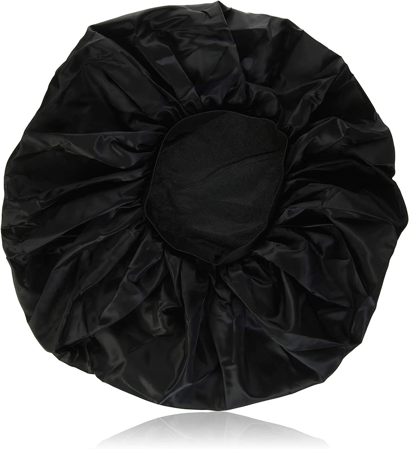 Annie - Ms. Remi Satin Double Lined Day and Night Cap (Extra Jumbo, Black)