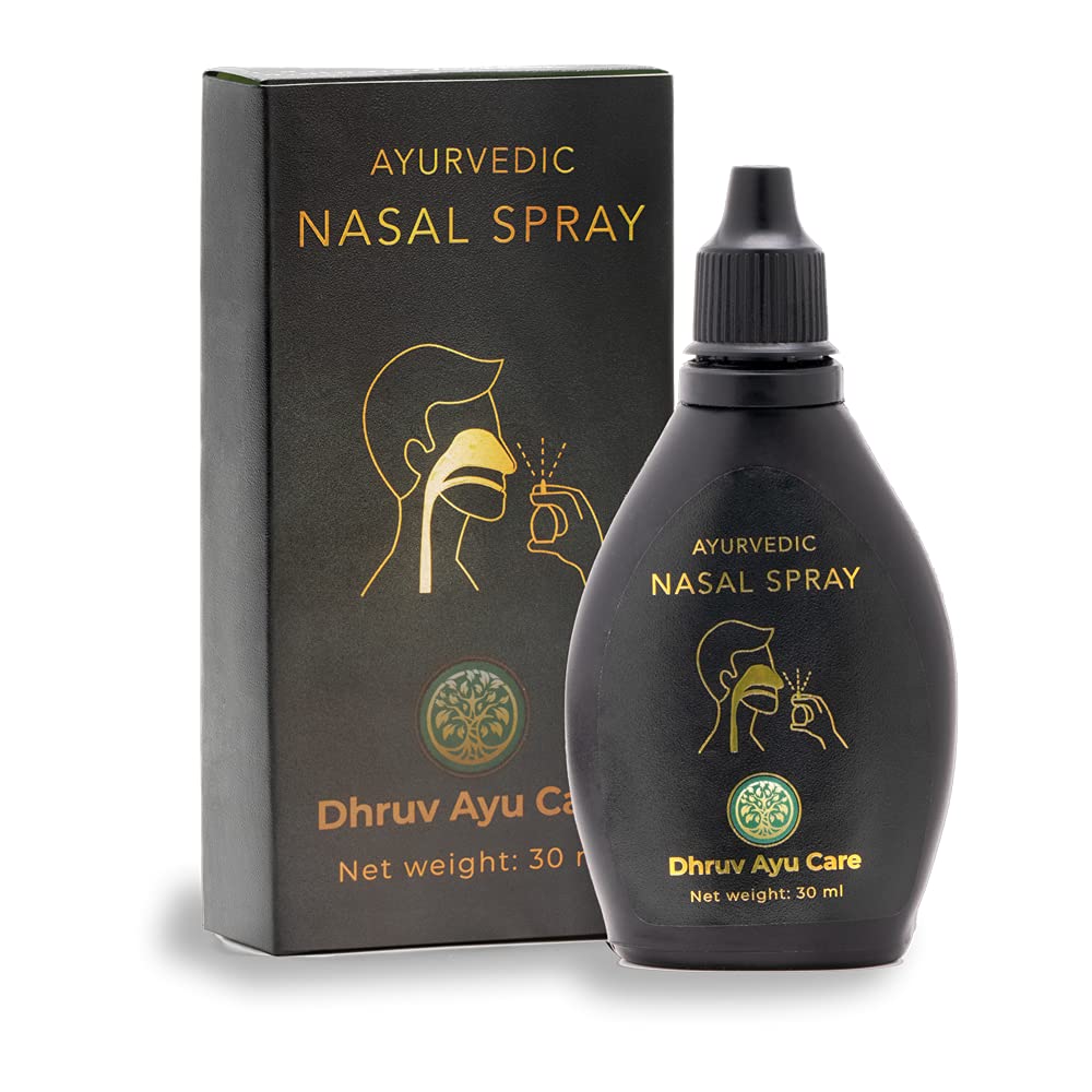 Dhruv Ayu Care Nasal Spray (30 ML) Pure Ayurvedic Herb Used Helps