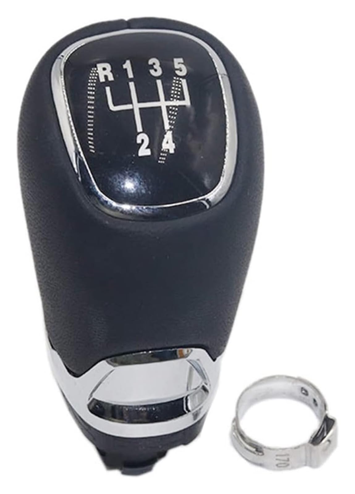 Fncvtm 5Speed Car Gear Knob For Skoda For Octavia A5 A6 2004-2012 Car Gear Shift Knob Lever Stick Handle Gaiter Leather