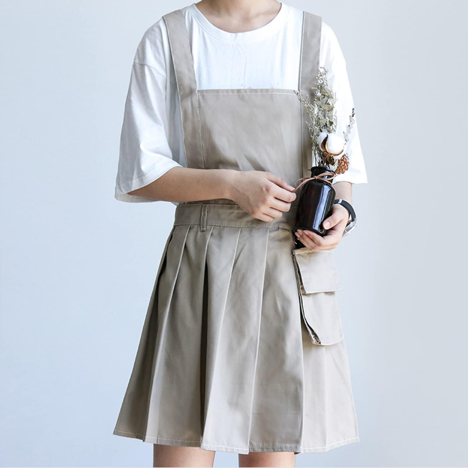 Amazon.com: FYYYY Aprons for Women,Waterproof Pleated Skirt Apron  