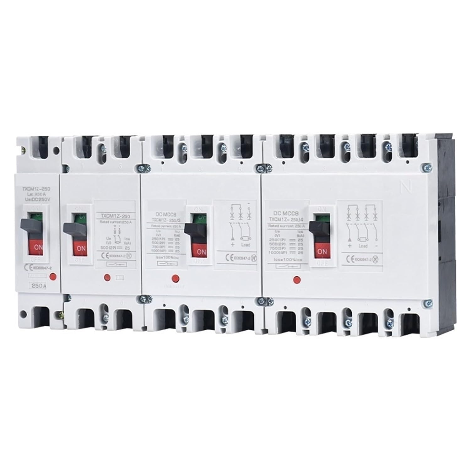 Disjoncteur 2P DC500V 400A éviter les risques d'incendie sur circuit solaire PV