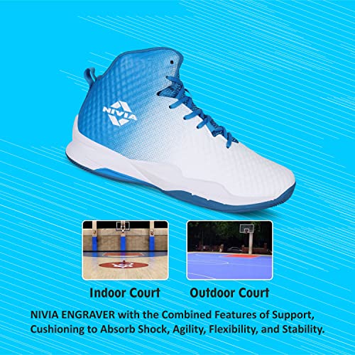 Image of Nivia mens Engraver Basketball Shoes for Men Shoe