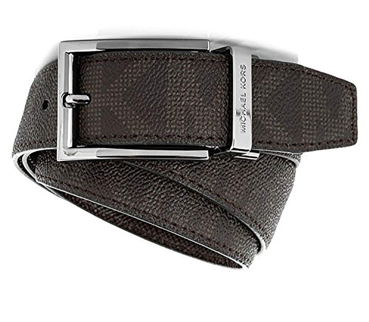 Michael Kors Foam Composite Leather Accented Belt Double-sided leather belt Michael Kors | color Black | Gomez  main image 4