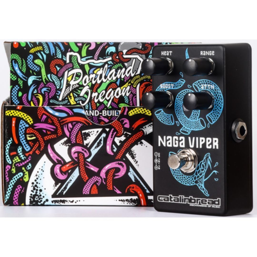 Amazon.com: Catalinbread Naga Viper MKII Treble Booster Pedal with