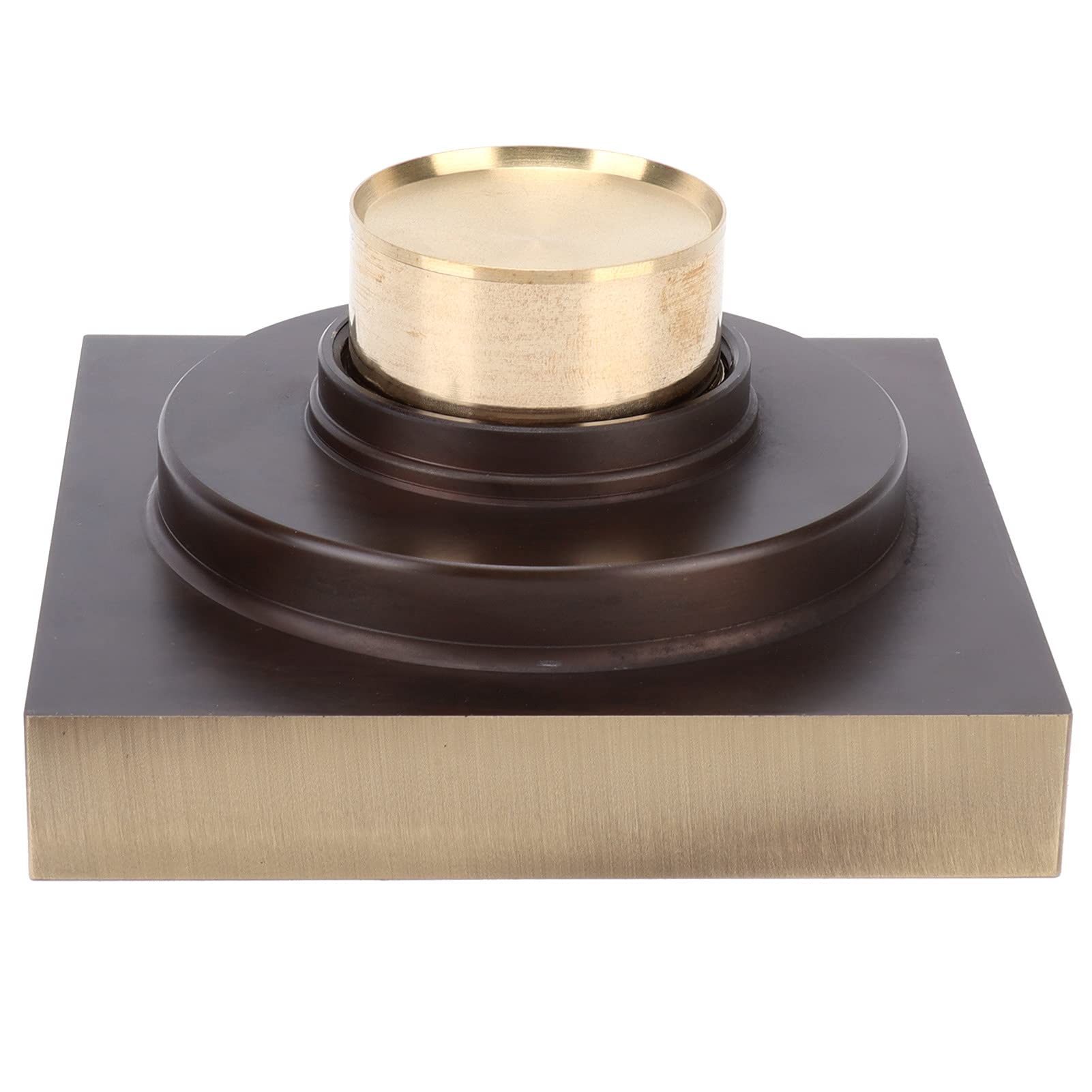 Siphon De Sol De Douche en Cuivre Carré, Drain Anti-Odeur, Couvercle Antique, 10x10 Cm pour Salle De Bain, WC, Cuisine