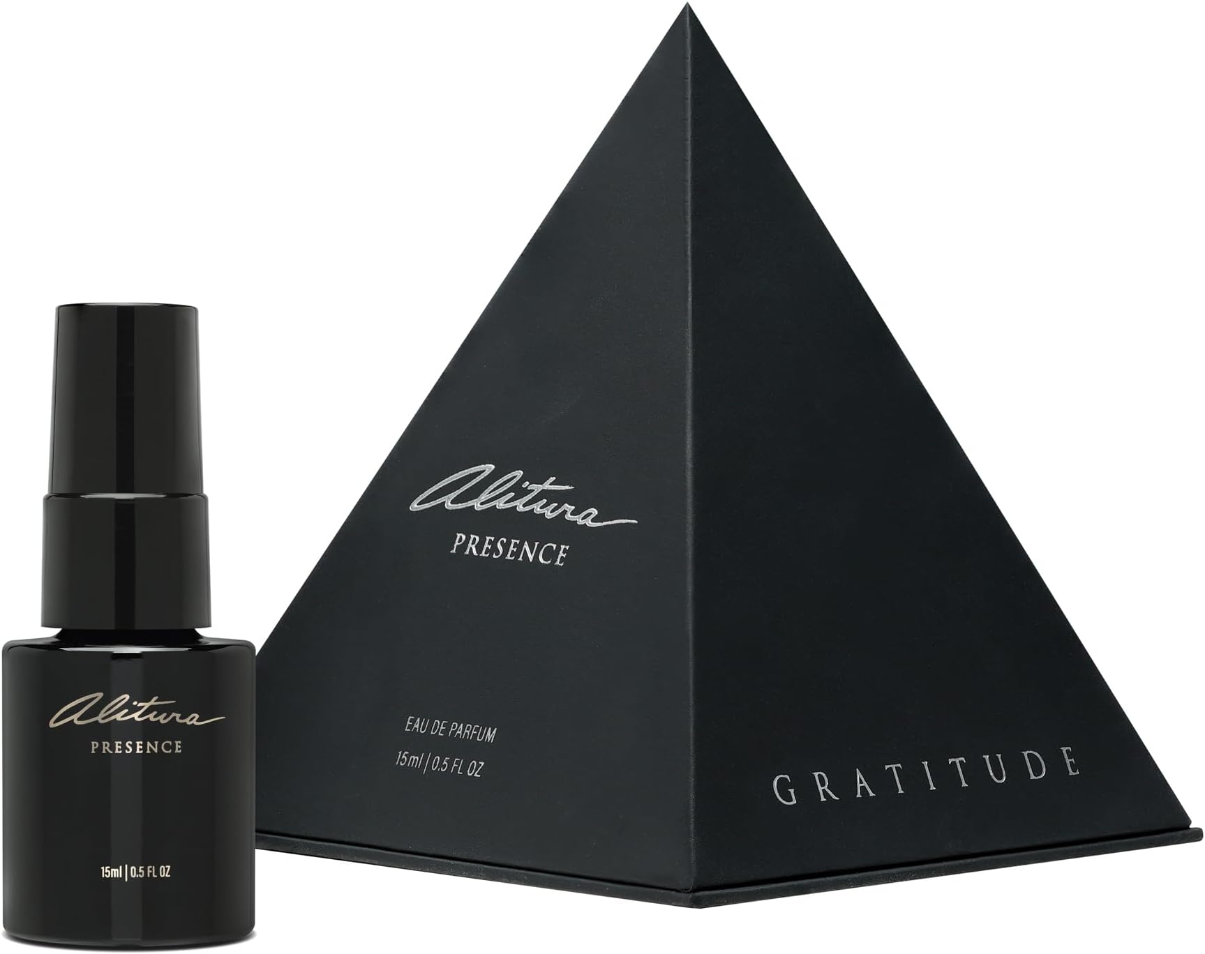 Alitura Presence Natural Fragrance – Clean, Unisex Perfume for Men and Women with Sandalwood, Cardamom & Ylang Ylang – Non-Toxic, Vegan, Long-Lasting Scent, 15ml