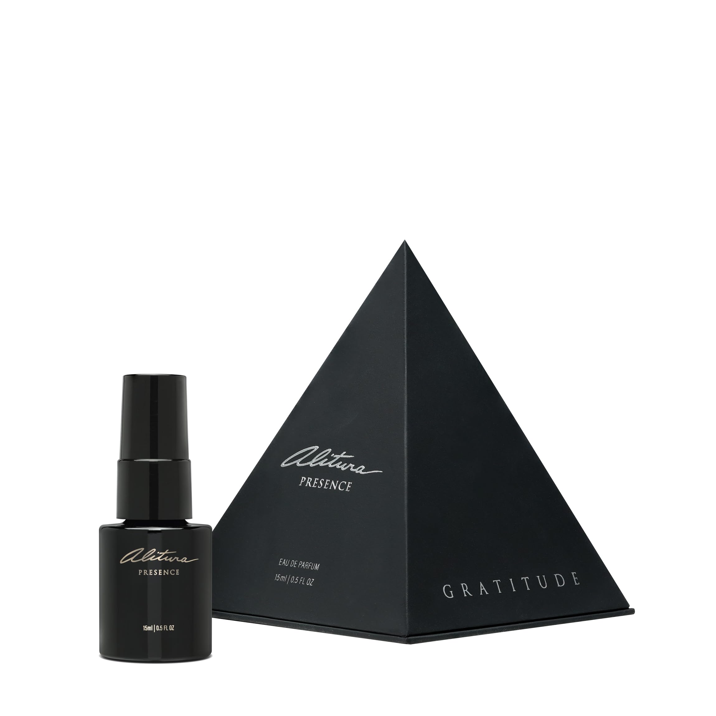 AlituraPresence Natural Fragrance – Clean, Unisex Perfume for Men and Women with Sandalwood, Cardamom & Ylang Ylang – Non-Toxic, Vegan, Long-Lasting Scent, 15ml