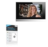 BoxWave Screen Protector Compatible with Alpha Communications AT700DM Desk Master Station - ClearTouch Crystal (2-Pack), HD Film Skin - Shields from Scratches