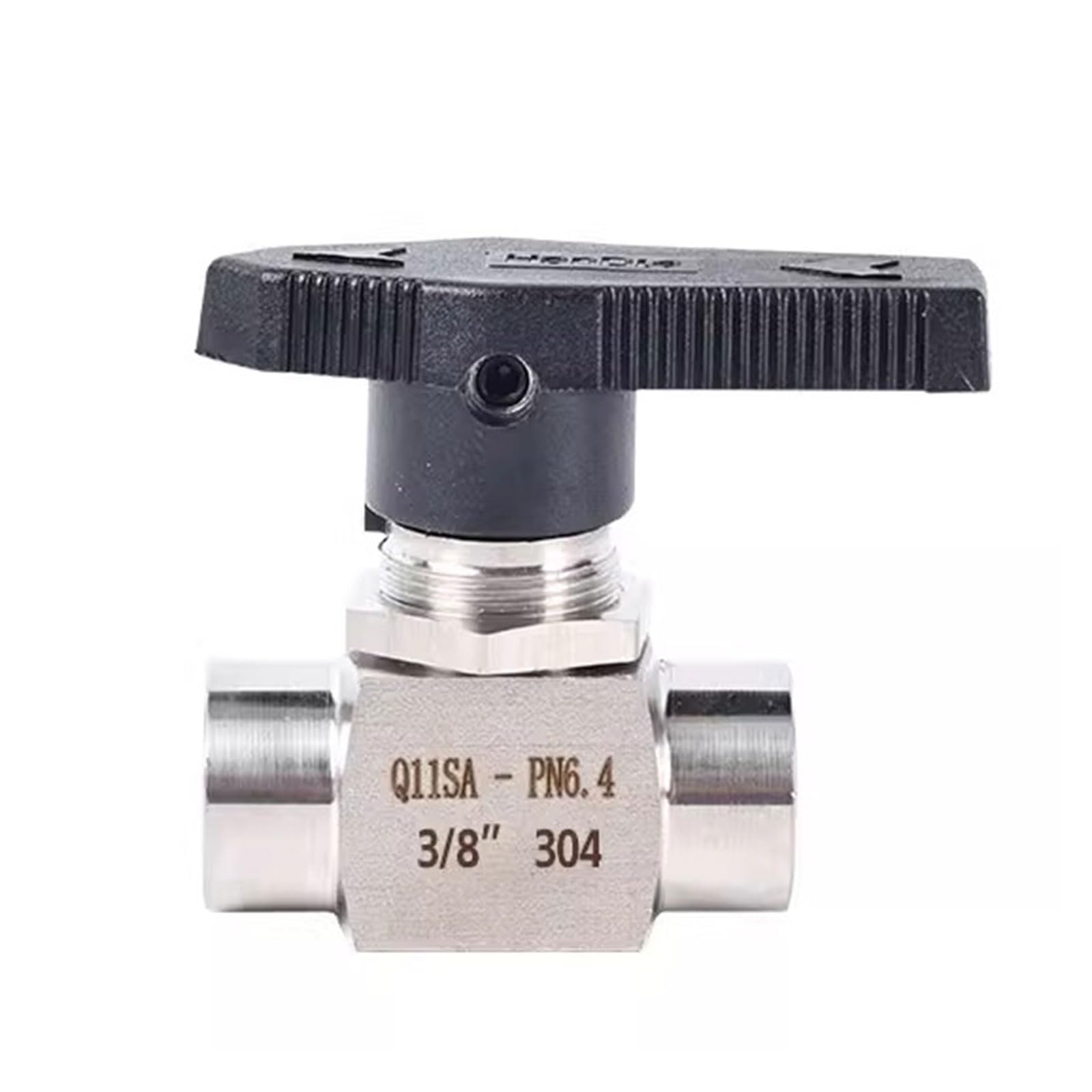 Woedpez Women's Three Eighths Pressures Tolerance Stainless Steel Internal Thread Ball Valves Tees Configuration Multiple Option Hydraulic Ball Valves