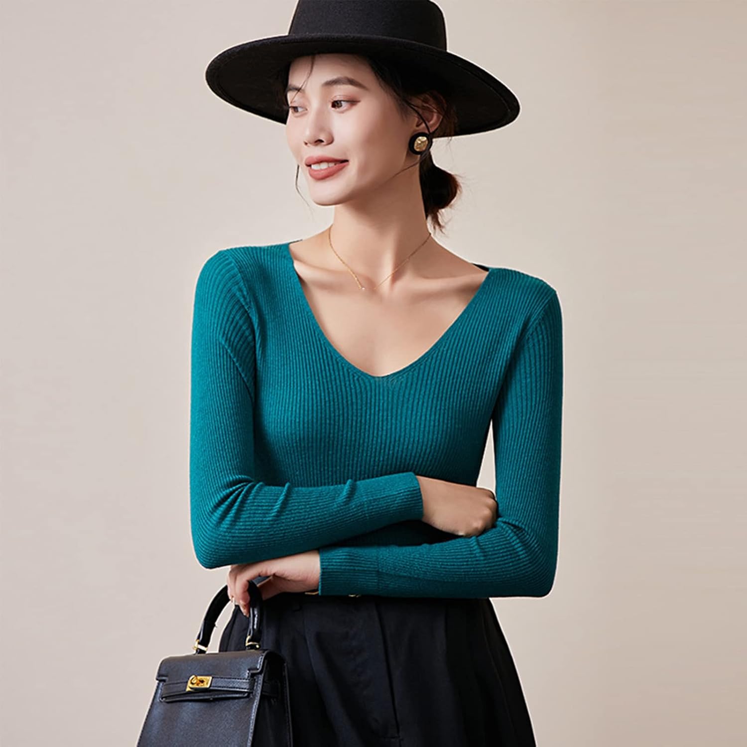 Stretch Mulberry Silk Thermal Underwear Top for Women Autumn Winter Silk Wool Long Sleeve Bottom Shirts Thermals