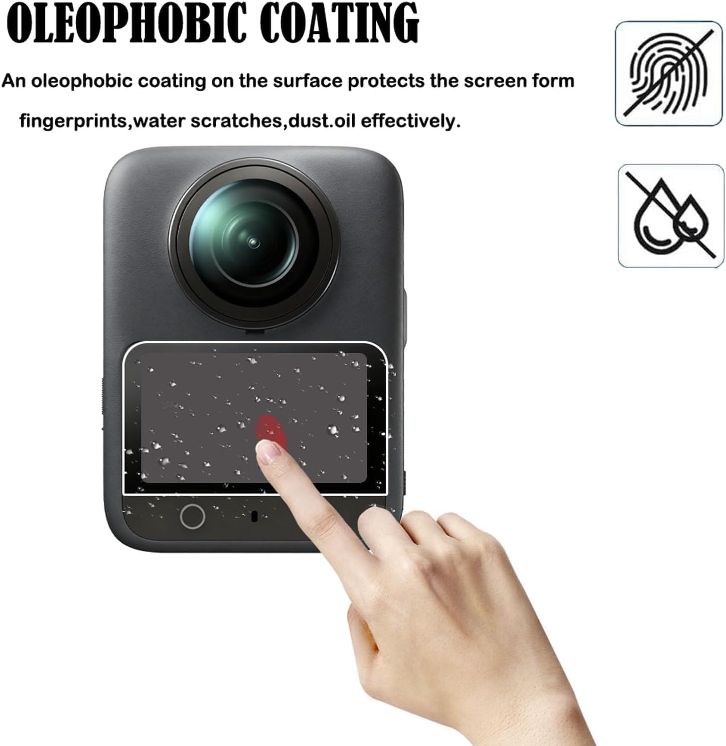 PCTC OSMO 360 Camera Cage, Magnetic Aluminum Frame Cage with 2 Packs Screen Protector for DJI OSMO 360 Accessories,Magnetic Quick Release Interface with 1 Cold Shoe Mount and 1/4" Threads - Image 5