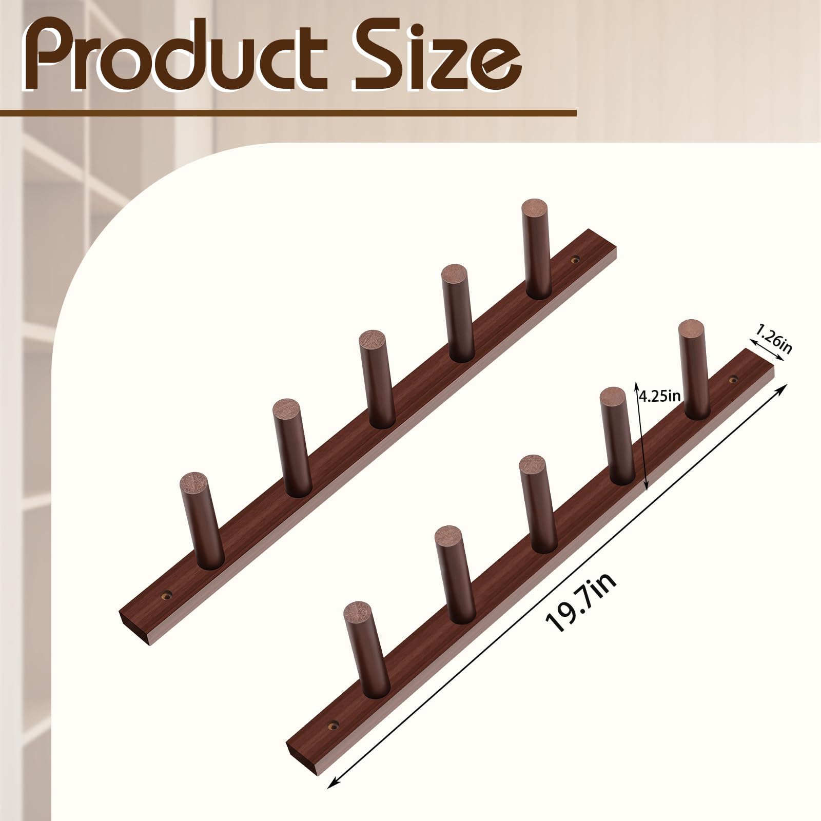 Sintuff Support mural pour flûte en bois pour 5 flûtes et piccolos, cadeau unique pour musiciens et collectionneurs