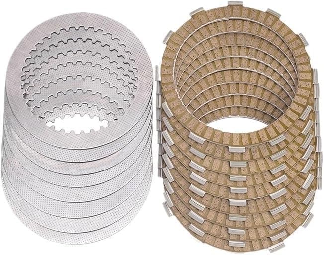 Upgrade Accessories Clutch Friction Plates Steel Plates Disc Kit Replacement for Suzuki Replacement for VL1500 Replacement for Intruder LC C1500 Replacement for Boulevard Replacement for VL1500T C90T