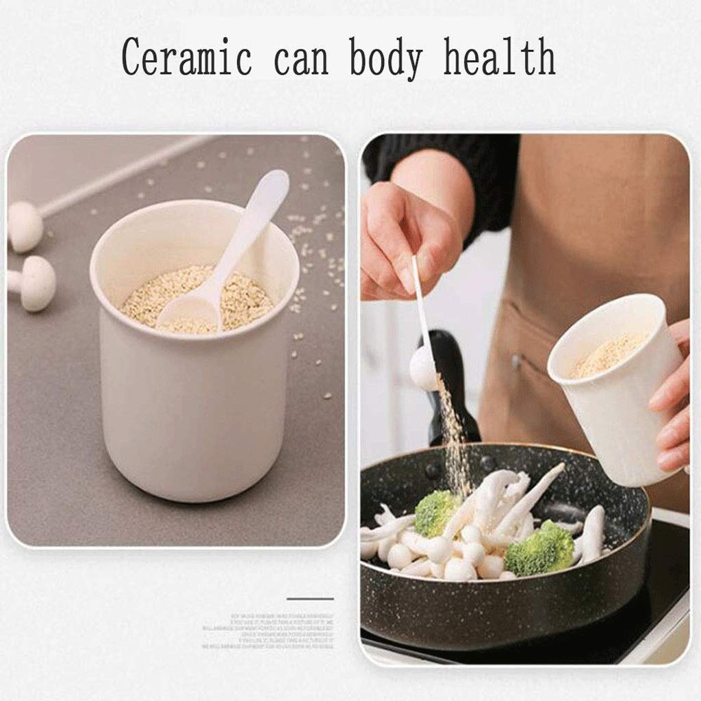 XYNSNDB GaRcan Juego de Caja de condimentos para Especias, Sal, azúcar, vinagrera, Recipiente para Cocina, Botellas de condimentos de Acero Inoxidable con Tapa (Color: B) (A)
