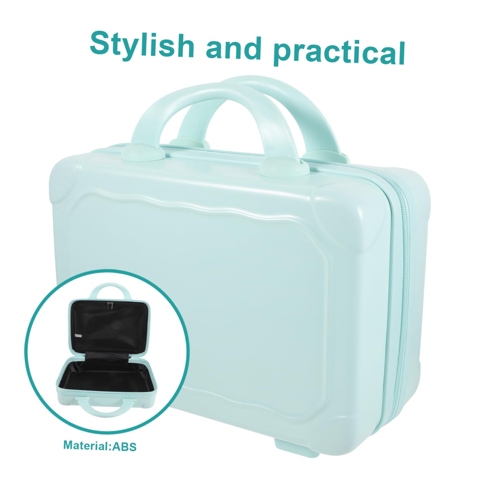 Porta Trucchi Donna Borsa Porta Trucchi Da Viaggio Valigetta Trucco Professionale Pochette Elegante Astuccio Cosmetici Rigido Mini Bagaglio Per Trucco