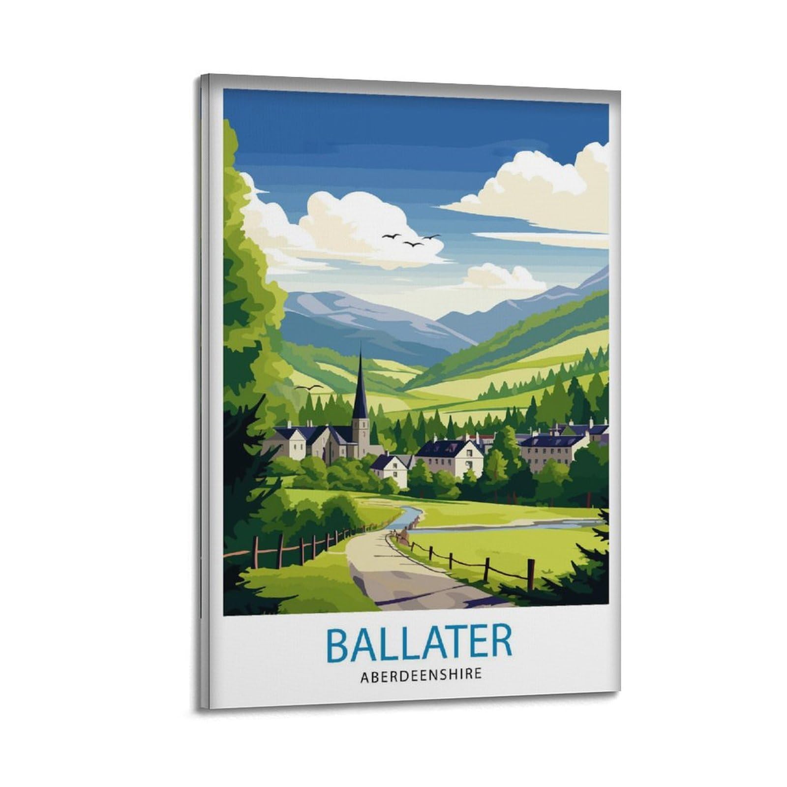 xiaoxiaoshen Ballater Aberdeenshire Travel Ill_5_3 Canvas Poster Wall Art Prints Room Aesthetic Murals Bedroom And Living Decorations 08x12inch(20x30cm)
