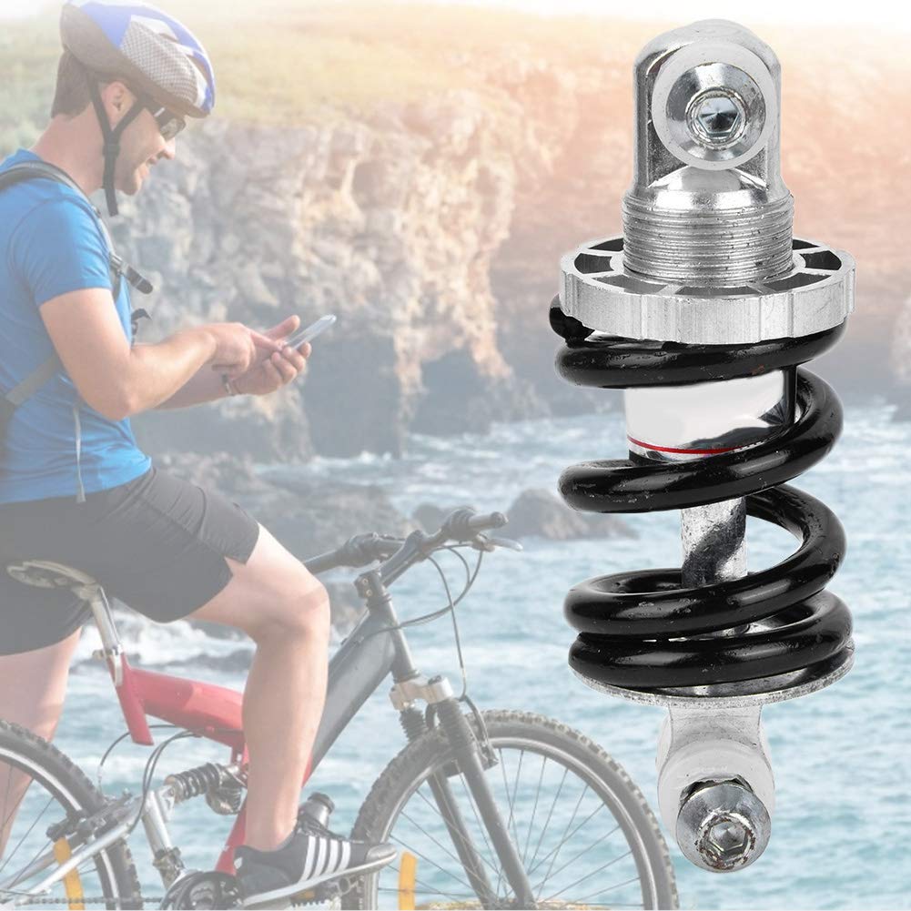 Tyenaza Ammortizzatori per Bici - Ammortizzatore a Molla Posteriore per Bicicletta Ammortizzatori a Molla per paraurti Posteriore in Metallo per Mountain Bike