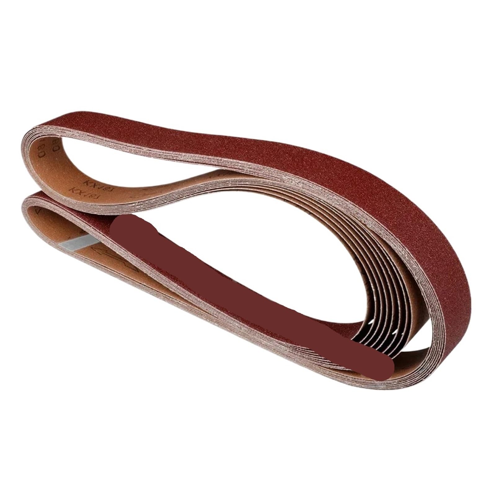 15PCS 13 * 457.0mm Abrasive Sanding Belt Polishing Wood Grinding, P40-600 Aluminum Oxide Band for Tool Accessories(Red-p600)